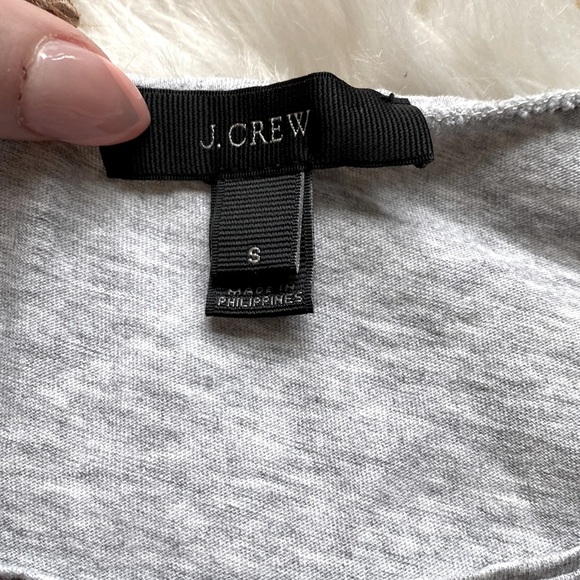 J Crew Side Tie Lace Up Cotton Tee - Picture 9 of 12